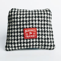 Redan Mallet putter cover in Harris Tweed Wool / Napa Leather
