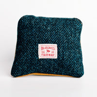 Redan Mallet putter cover in Harris Tweed Wool / Suede Leather