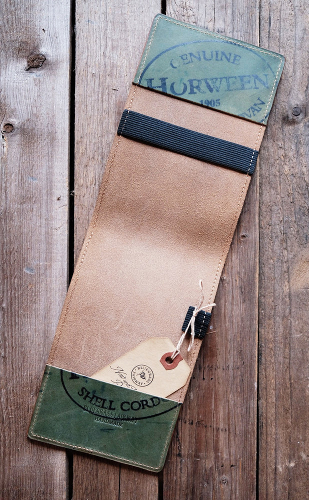 Single Barrel Collection  Yardage Book / Scorecard Holder in Horween Chromexel / Shell Cordovan