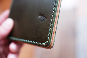 Single Barrel Collection Yardage Book / Scorecard Holder in Buttero Olive
