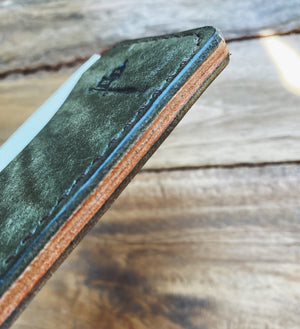 Single Barrel Collection Raynor Slim Wallet in Pueblo Olive