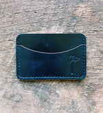 Single Barrel Collection Raynor Slim Wallet in Horween Shell Cordovan Black