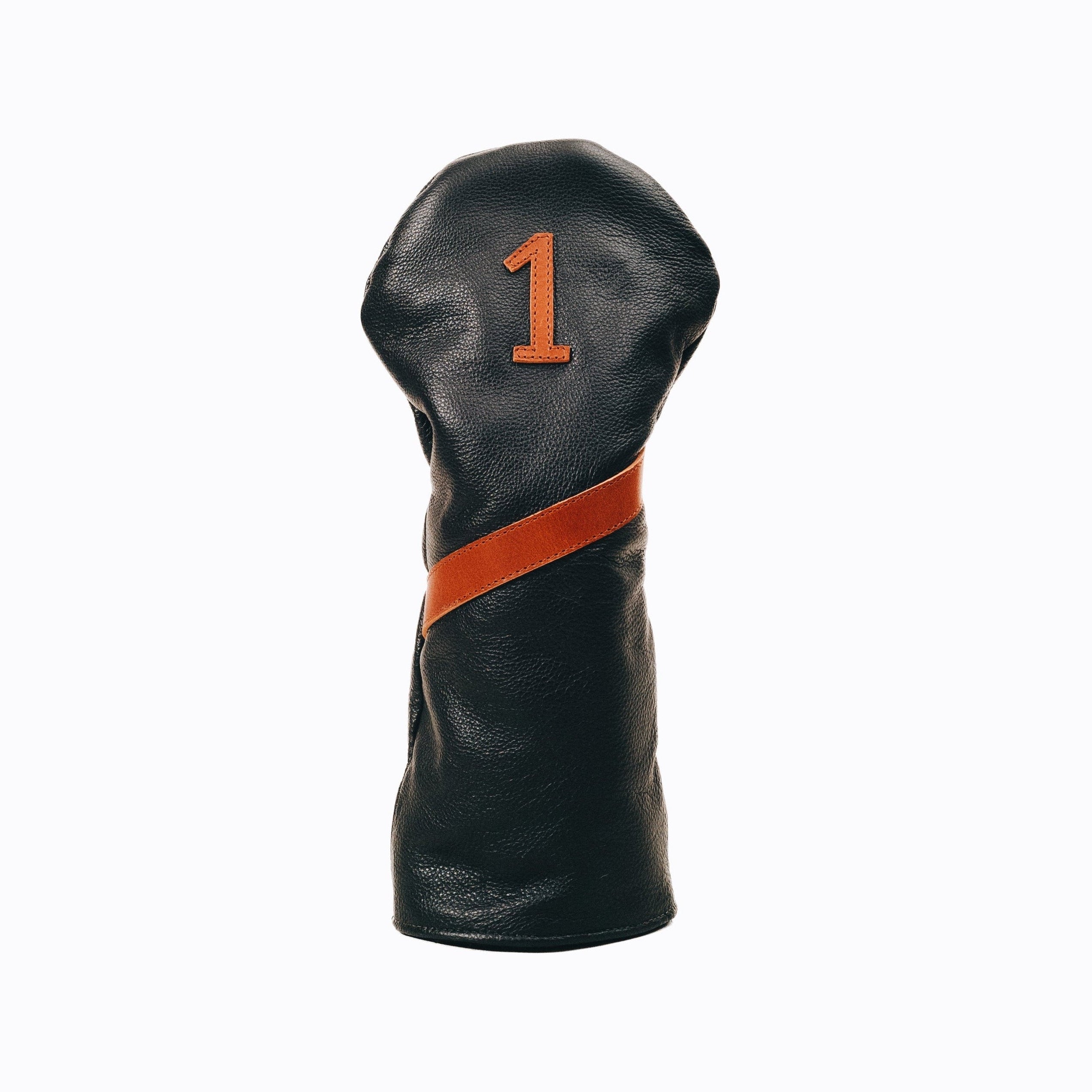 The Field | Napa Black Leather Golf Headcover | Handmade Driver