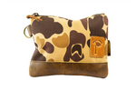 Cordura Canvas Zippered Golf Valuables Field Pouch in Camo