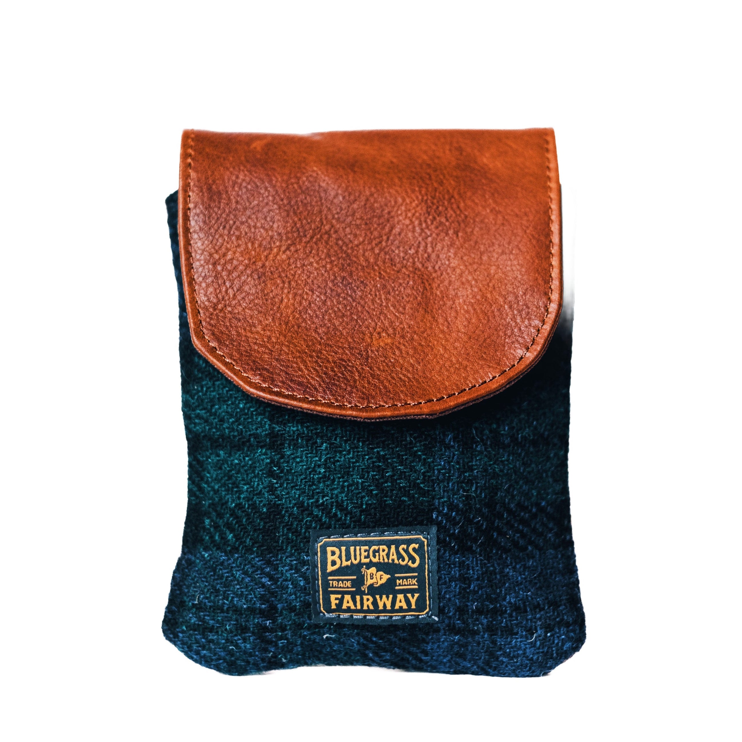 The Recon | Harris Tweed Rangefinder Case | Handmade Golf Bag