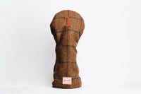 The Donegal | Wool & Leather Golf Headcover | Handmade Driver, Fairway & Hybrid Cover