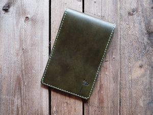 Single Barrel Collection Yardage Book / Scorecard Holder in Buttero Olive