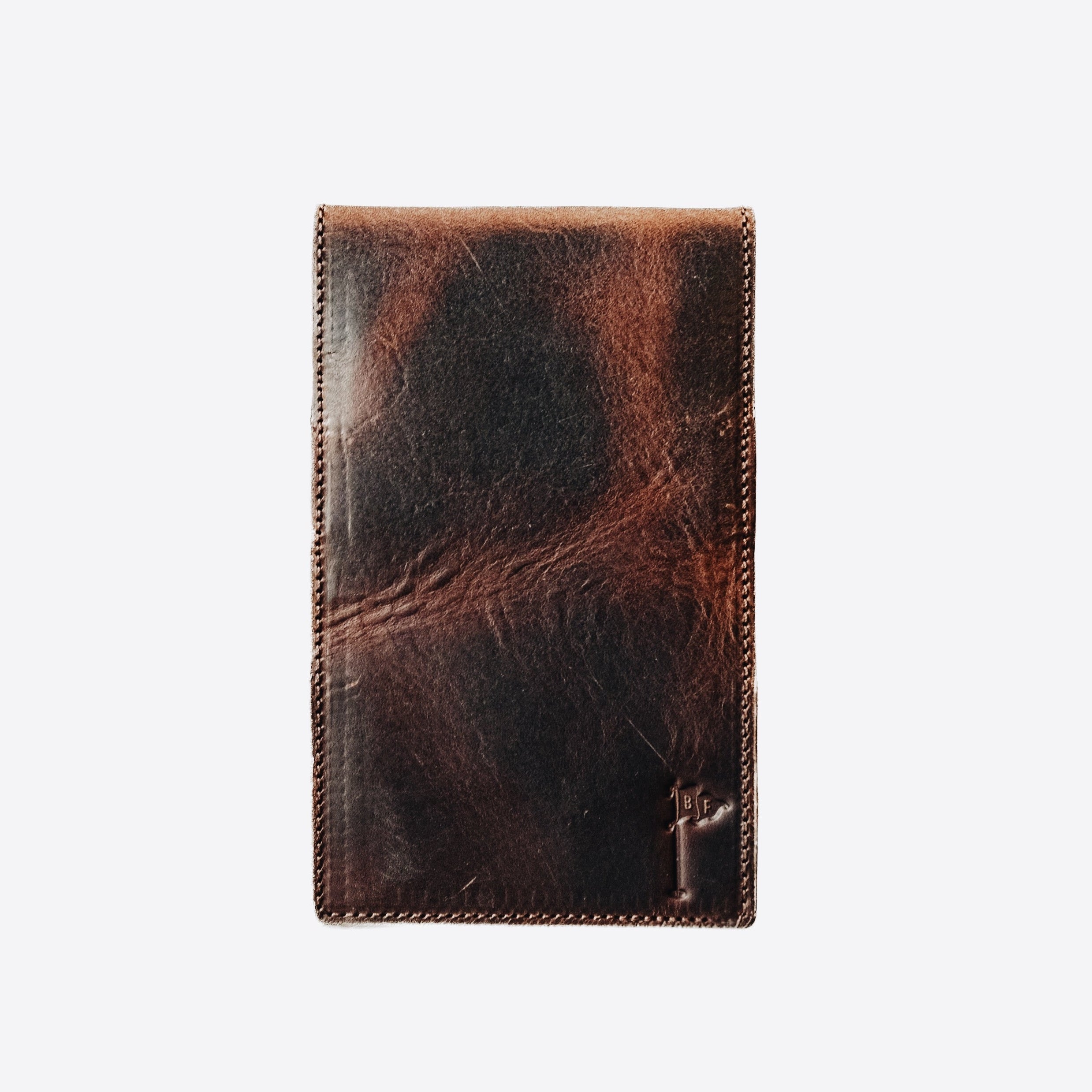 Premium Horween Leather Golf Scorecard Holder Yardage Book cover