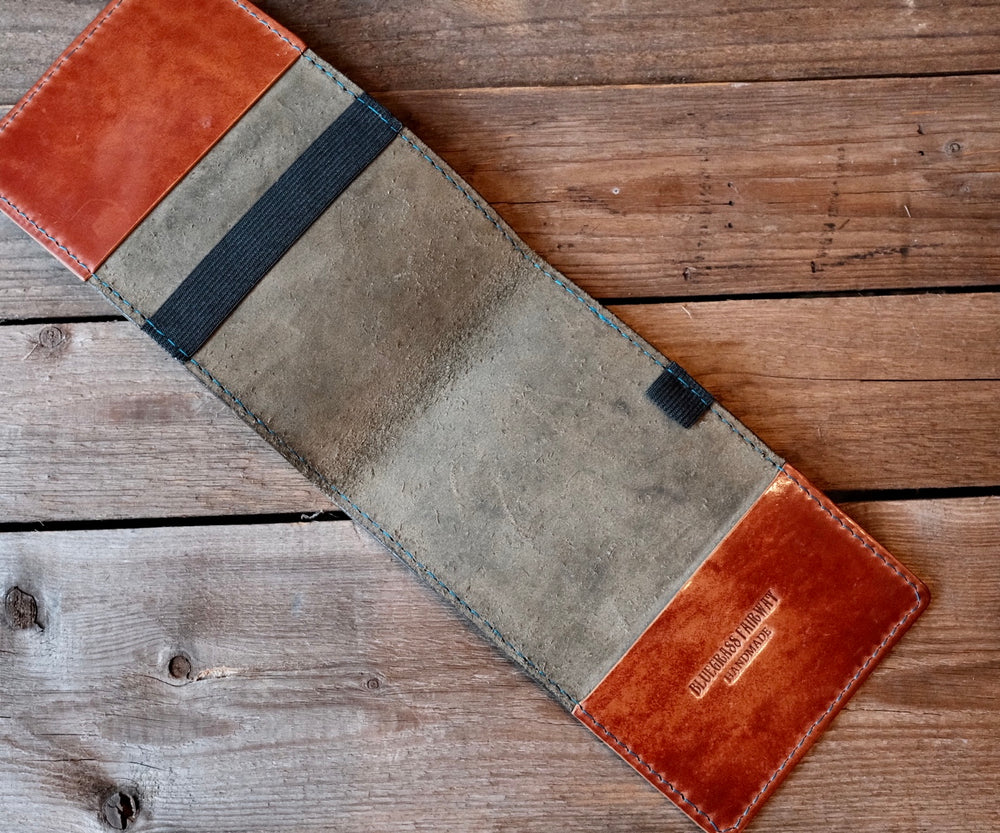 Single Barrel Collection  Yardage Book / Scorecard Holder in Pueblo Gray