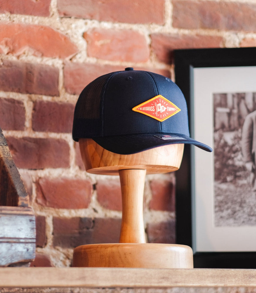 Bluegrass Fairway Hat Navy Diamond Logo Snapback