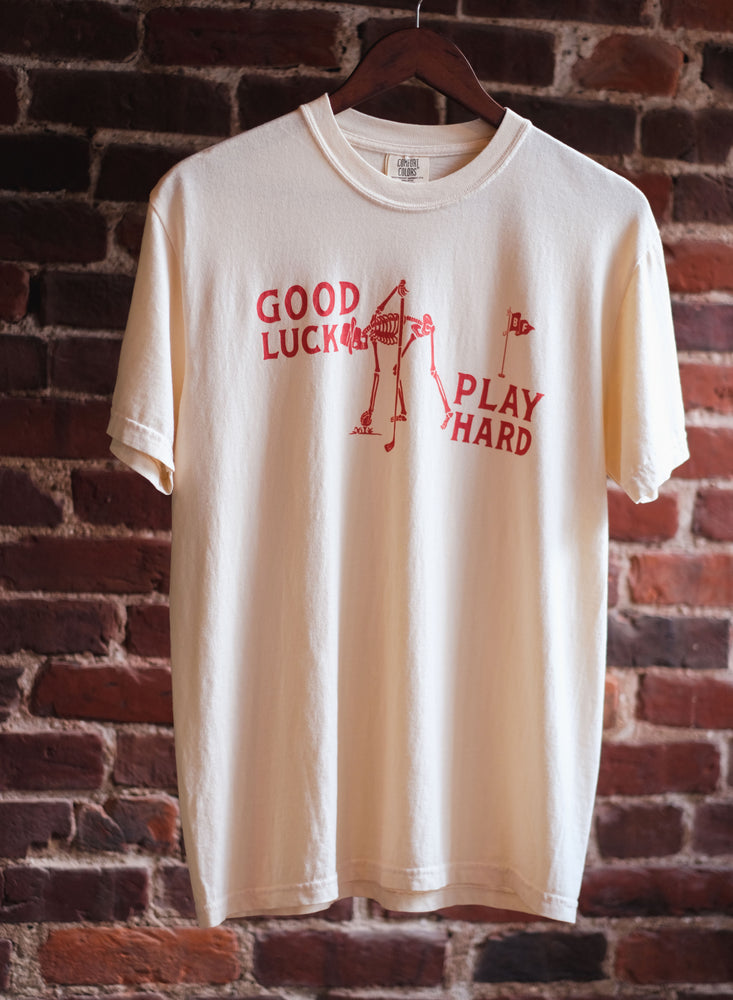 Good Luck Play Hard / Ivory Tee