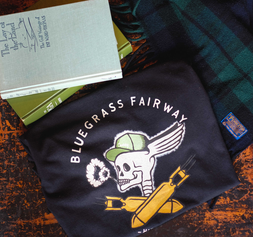 Hit Bombs Caddie Skull / Black Tee