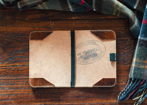 Single Barrel Collection Minimalist Scorecard Holder in  Shell Cordovan Marbled