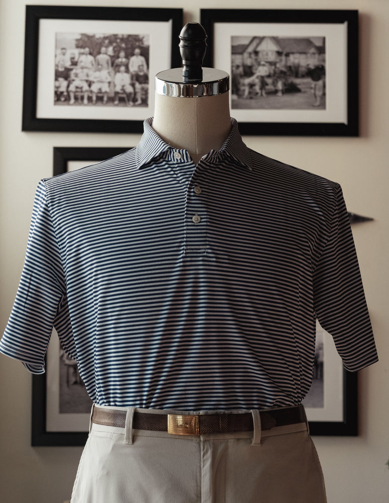 Holderness & Bourne - The Maxwell Shirt - Navy and White Stripe