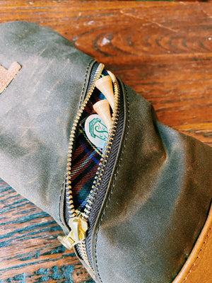 Ranger Tech Headcover in Black Watch Waxed Canvas Driver