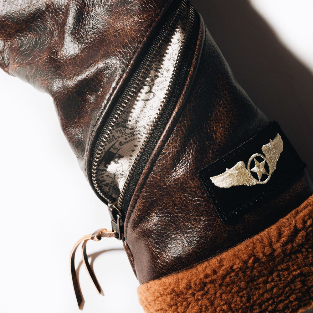 
            
                Load image into Gallery viewer, Bomber Jacket Leather Driver Headcover
            
        
