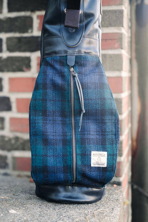 Steurer & Co X Bluegrass Fairway Golf Bag in Horween Leather / Harris Tweed