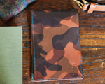 Single Barrel Collection Yardage Book Cover in Camo / Shell Cordovan