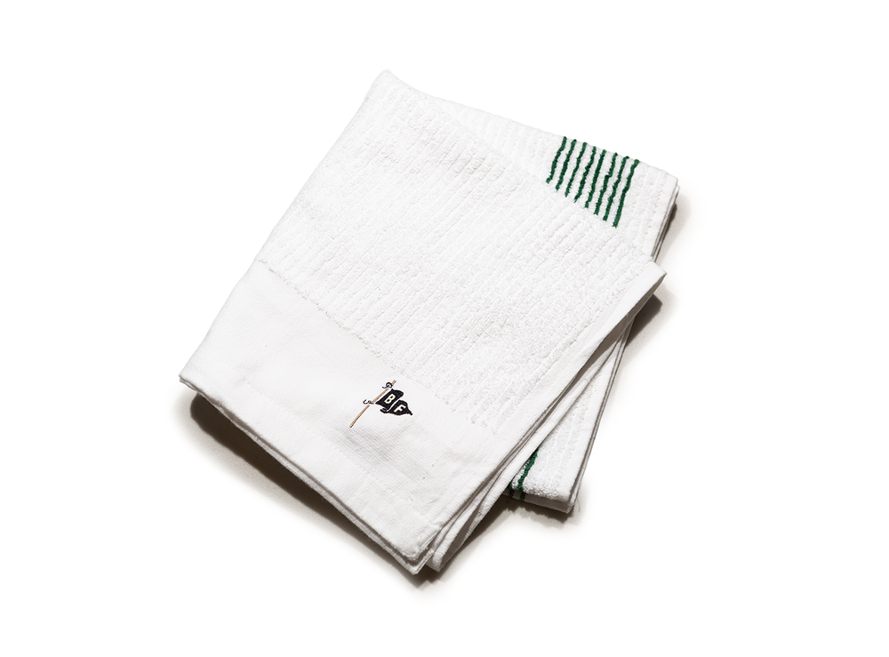 Bluegrass Fairway Caddie Towel White/Green