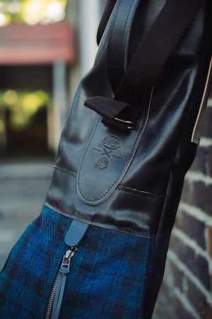 Steurer & Co X Bluegrass Fairway Golf Bag in Horween Leather / Harris Tweed