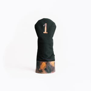 
            
                Load image into Gallery viewer, Americana Edition Cordura Nylon and Camo leather golf Headcover Driver
            
        