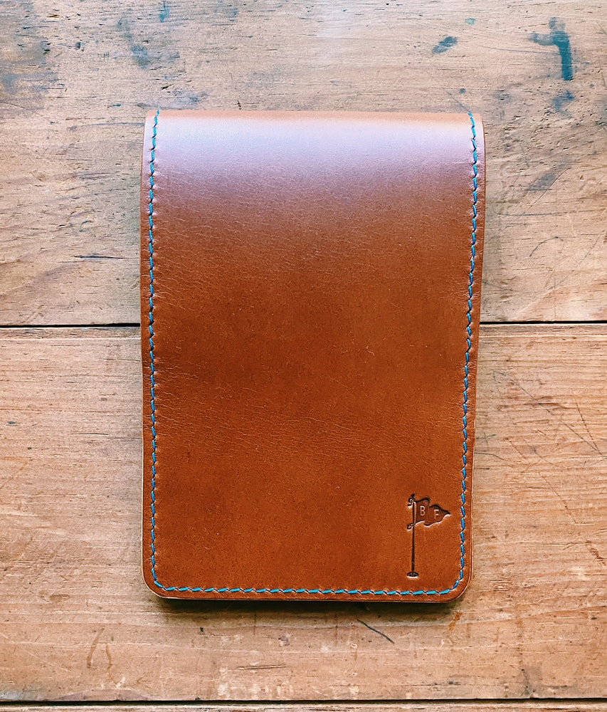 Single Barrel Collection  Yardage Book / Scorecard Holder in Buttero Chestnut